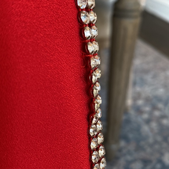 Ted Baker used red rhinestone dress size 2 - Picture 7 of 7